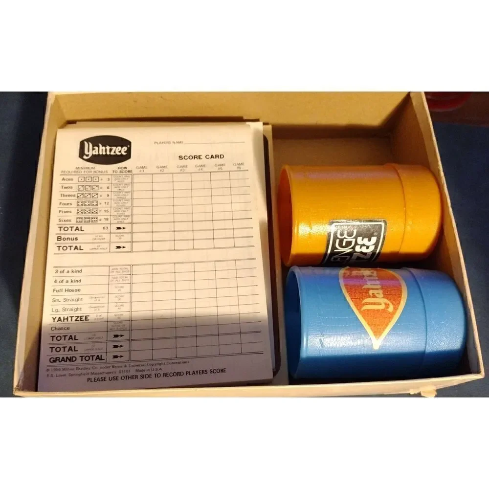 Milton Bradley yahtzee one